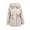 Beige, variant on Breezora Women's Long Winter Puffer Coat Warm Thickened Lined Down Alternative Detachable Hooded Parka Jacket L Size Beige