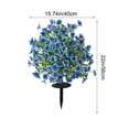 thumbnail image 3 of Ramo de Flores Artificiales de 56 Cm de Altura con Plantas Artificiales para Decoración de Jardín, Patio y Exteriores. Flores de Plástico para Patio, Jardín, Pasillo, Centro de Mesa, Decoración Del H, 3 of 6