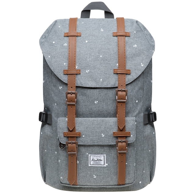 KAUKKO Laptop Outdoor Backpack, Traveling Rucksack Fits 15.6 Inch Laptop(5-13-GREY)