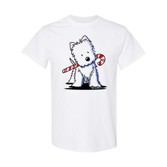Inktastic Candycane Cutie Westie T-Shirt