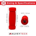 thumbnail image 3 of AlveyTech Handlebar Foam Grip Set for Razor, Radio Flyer, Kick Scooter and Electric Scooter (Red), 3 of 6
