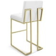 thumbnail image 6 of Bar Stool Chair Barstool, White Gold, Fabric, Metal, Pub Cafe Bistro Dining Kitchen Hospitality Restaurant, Modern Contemporary HB33274, 6 of 8