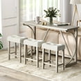 thumbnail image 2 of Gymax 4-Piece Bar Table Set w/ Power Outlet Counter Height Bistro Table and Stools, 2 of 9
