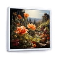 thumbnail image 2 of Designart "Blossoming Garden Daydream" Vegetables Floater Framed Wall Decor, 2 of 5