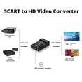 thumbnail image 3 of HDMI to SCART Converter, 1080p Scaler for Old TV, NTSC PAL AV Adapter, 3 of 8