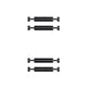 thumbnail image 4 of Vogacara 2 piezas de futbolín universal, marcador de marcador de fútbol, ​​máquina de fútbol para mesas estándar, piezas negras Negro 2piezas, 4 of 6