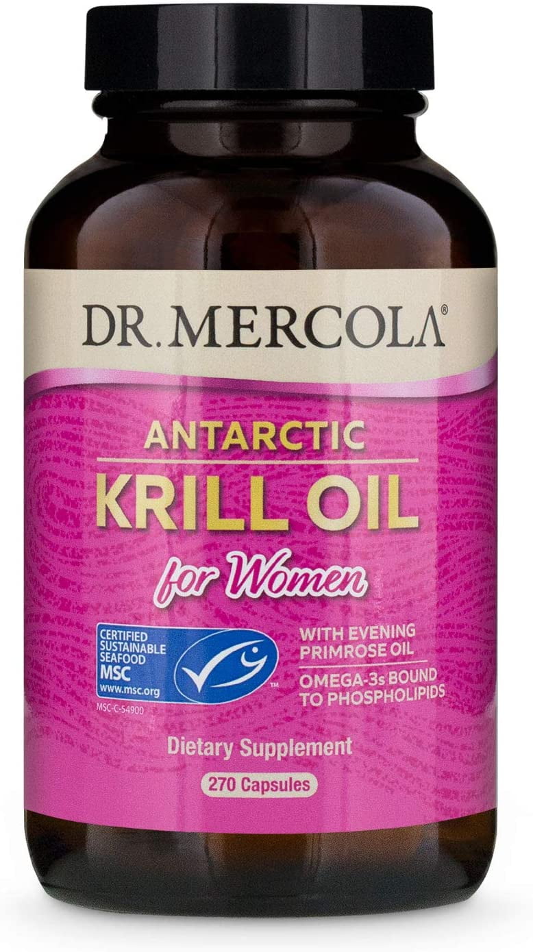 Dr. Mercola Premium Supplements Antarctic Krill Oil for Women