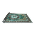 thumbnail image 2 of Ahgly Company Indoor Rectangle Persian Light Blue Traditional Area Rugs, 7' x 9', 2 of 4