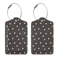 thumbnail image 3 of Sikiie Funny Chicken Luggage Tag for Suitcase Leather Baggage Tag with Stainless Steel Loop Privacy Cover for Women Men Girls-1, 3 of 5