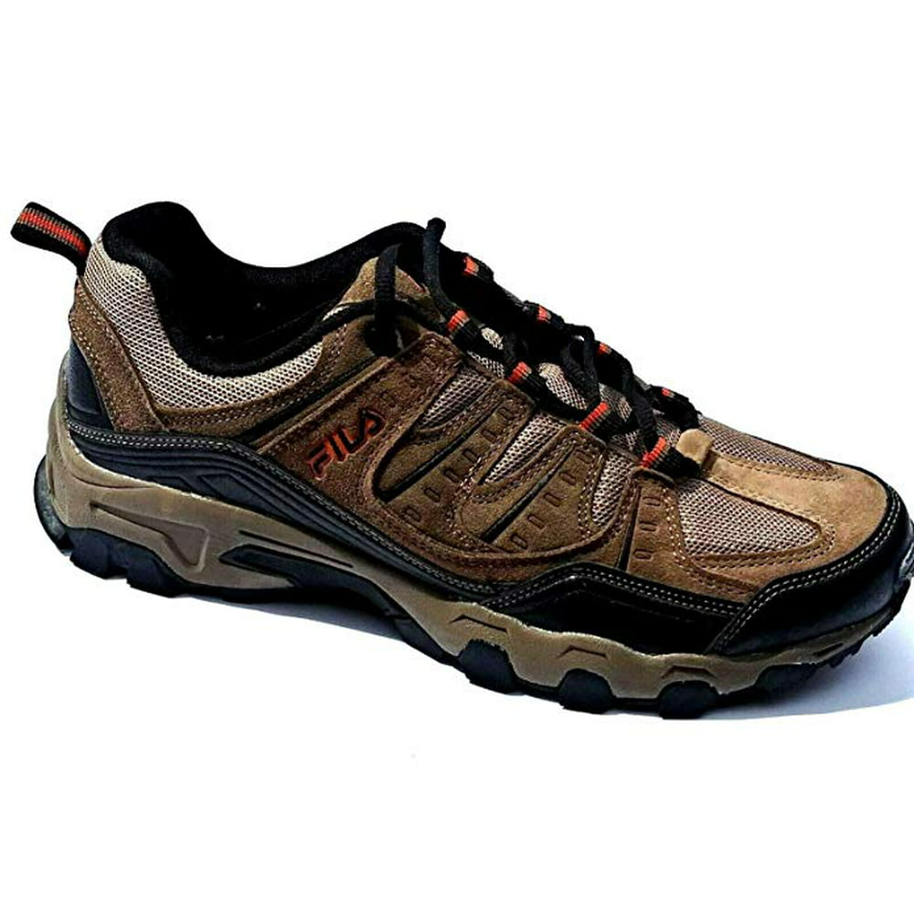 FILA - Fila Men's Hiking Trail Running Athletic Shoes Brown/Orange ...