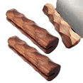 thumbnail image 2 of Wooden BBQ Pan Handle Anti Scald Heat Insulated Grip Replacement for Outdoor Camping Sauce Grill Pan Griddle, 2 of 6