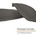 thumbnail image 6 of Home Premium Pillowcases, 100% Microfiber Comfortable Pillow Case, Soft Breathable Pillow Case, 20 x 26 Inches, Standard Size, Smoky Gray, 6 of 7