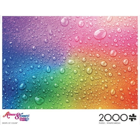 Buffalo Games 2000-Piece Aimee Stewart Drops of Color Interlocking Jigsaw Puzzle