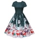 thumbnail image 1 of Vestidos Para Mujer Vestido de Navidad Cuello Redondo Manga Corta Vestido de Fiesta Vestido Vintage Odeerbi ODB172443, 1 of 8