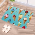 thumbnail image 5 of Ice Cream Non-Slip Polyester Indoor Floor Carpet Rug - Machine Washable Door Rugs, 5 of 6