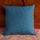 thumbnail image 3 of Cojines de sofá de lino azul real, 2 uds., cojines para sala de estar, mesita de noche, funda de cojín trasera grande sin núcleo de algodón y lino JAMW Sencillez, 3 of 5