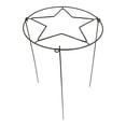 thumbnail image 2 of Metal Peony Grid Cages,17.7"X11.8" Large Flower Support Cages Grow Through Hoop Ring Peony Stakes Garden Plant Support Rings Heavy Duty Plant Braces Peonies Structure for Outdoor Plants Blossoms, 2 of 9
