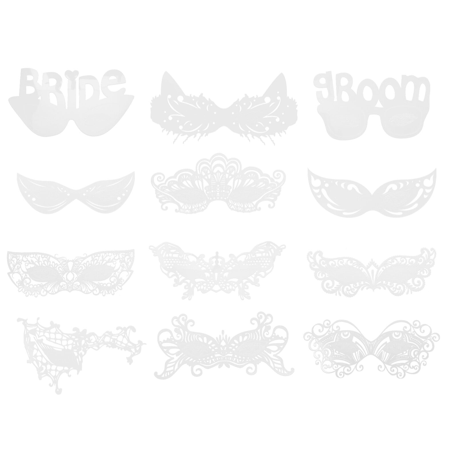 HOMEMAXS 12 Pcs Face Paint Stencils Face Body Painting Stencils Face