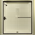 thumbnail image 2 of Arizona Shower Door ES16080BNCLL 80.38 x 60 in. ESE Euro Enclosure Shower Door with Showerhead Left - Brushed Nickel, 2 of 6