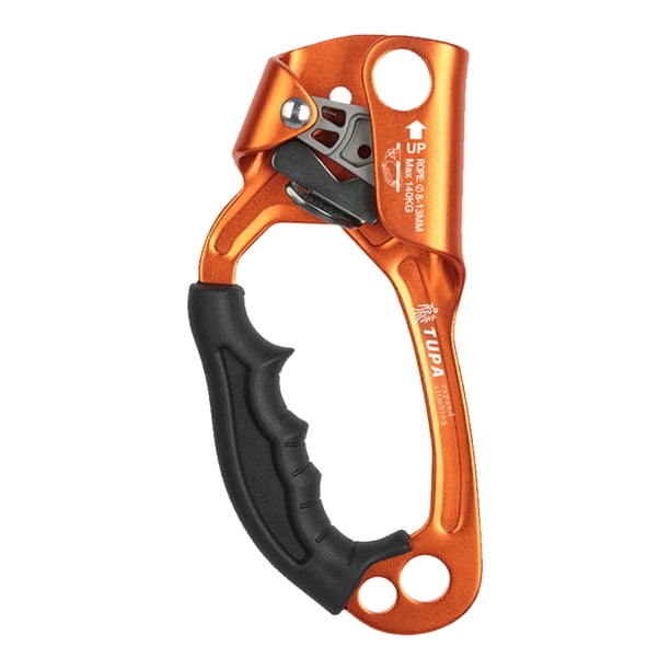 Equipador Equipo Rappel Mano Izquierda La Trepadora Al Aire Libre () Naranja