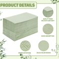 thumbnail image 3 of Servilletas desechables para invitados, 100 unidades, color verde salvia, 3 of 7