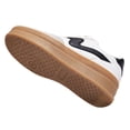 thumbnail image 5 of LUCKY STEP Womens Platform Fashion Sneakers Thick Sole Suede Faux Leather Casual Shoes,White&Black, 5 of 6