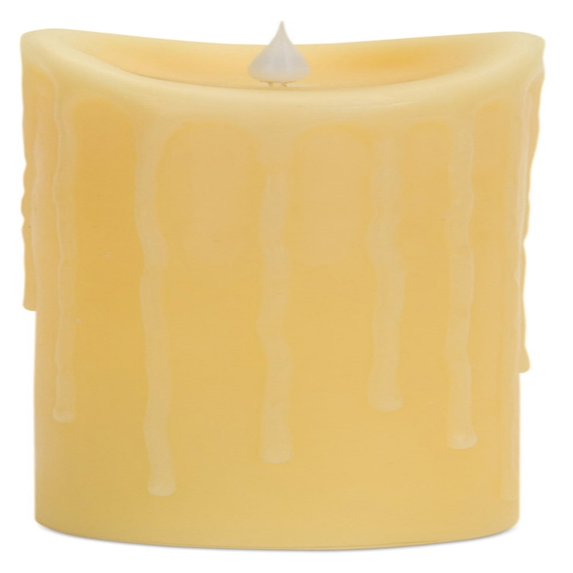 Melrose International Simplux LED Dripping Candle with Moving Flame