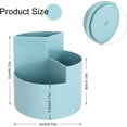thumbnail image 2 of Desk Pencil Pen Holder, 3 Slots 360-Degree Rotating Multi-Functional Pen Holder, Pencil Cup Holder, Desktop Storage Pen, 2 of 5