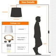 thumbnail image 2 of Aiboo Modern Adjustable Pendant Lamp with Natural Hemp, 2 of 7