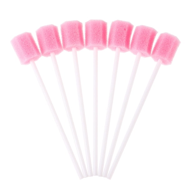 Healifty 100 piezas de hisopos desechables para el cuidado bucal, hisopos para limpieza dental, hisopos prácticos para el cuidado bucal