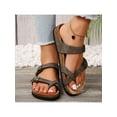 thumbnail image 4 of Women's Comfortable Summer Beach Sandals With Cork Footbed Adjustable Buckle, 4 of 6