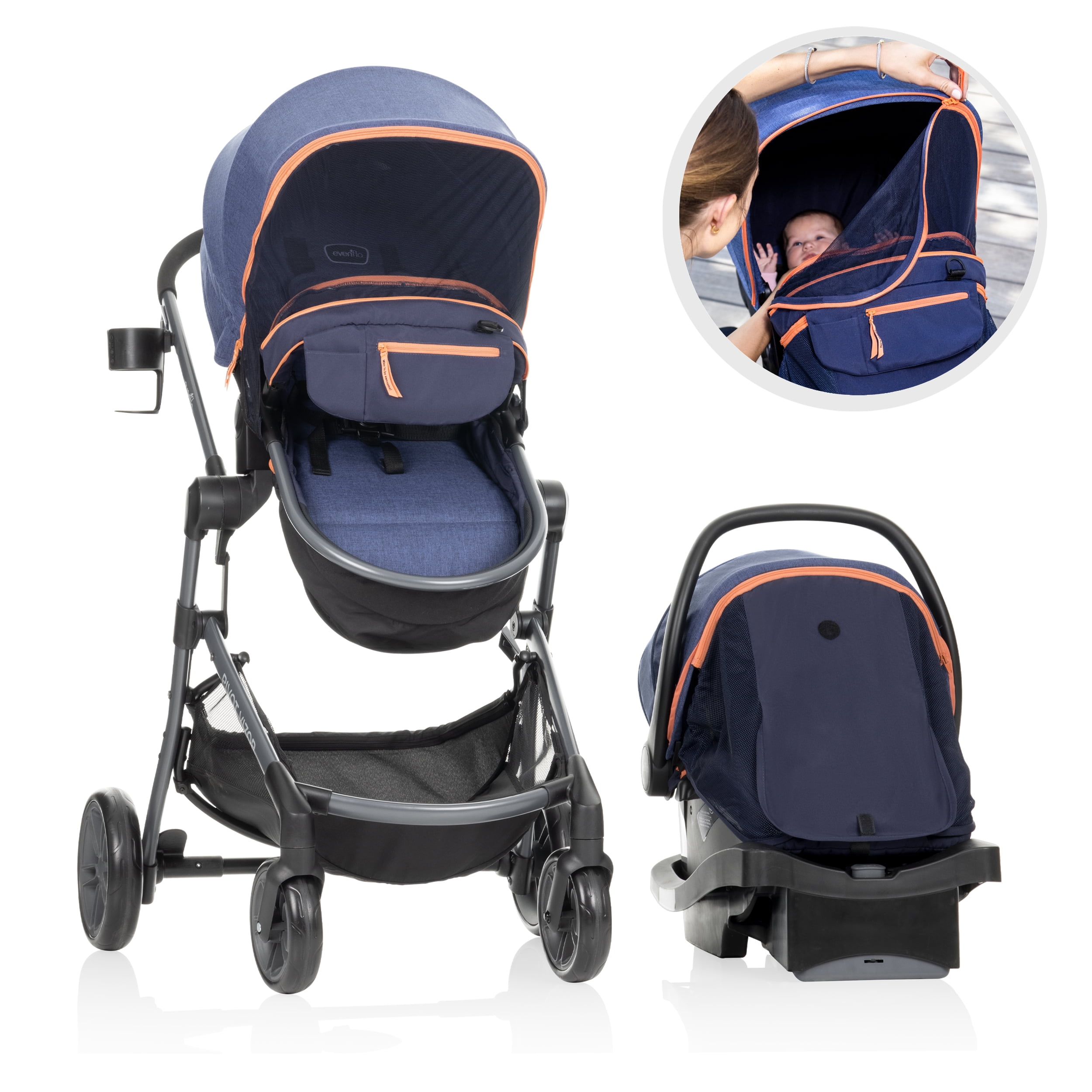 evenflo pivot travel system litemax infant car seat