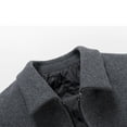 thumbnail image 4 of Vedolay Winter Jackets for Men Work Office Coats Pocket Jacket Suit Clothes Grey,3XL, 4 of 4