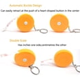 thumbnail image 5 of 8 Pieces Tape Measure Keychain Mini Portable Retractable Ruler for Measuring Length Tailors Decoration, 5 of 5