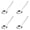 4 Pack, variant on Meatball Spoon Maker-Non Stick Meatball Spoon with Hole-Stainless Steel-Modern Cooking Spoon