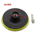 thumbnail image 1 of 3-7 Inch Self-adhesive Backing Pad Polishing Plate With 10/14mm Thread Adapter, 1 of 8
