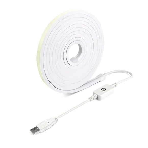 2M USB 5V Smart Neon Strip Lights Touch Sensor Dimmable LED Lamp B