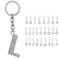 thumbnail image 2 of Porte-clés Design Strass A à Z Pendentif Porte-Clés pour Décoration de Sac à Main, 2 of 8