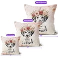 thumbnail image 4 of Happy Mother's Day Dalmatian with Flower Crown and Greeting Card Pillow Cushion Double Sided Dog Lover Throw Pillow - 13004, 4 of 4
