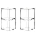thumbnail image 1 of 4pcs Durable strong Clear Acrylic Storage Boxes Organizer Containers Suitable For Wedding Functions Snacks Gift, 1 of 6