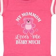 thumbnail image 4 of Inktastic Mommom Loves Me Girls Bear Girls Baby Bodysuit, 4 of 5