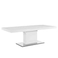 thumbnail image 4 of Vector Expandable Dining Table-EEI-2870-WHI-SLV, 4 of 7