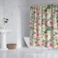 thumbnail image 3 of Waterproof Pioneer Shower Curtain 72x84 Inch Polyester Unique Cute Floral Shower Curtain for Bathroom Hotel Home Decor with 12 Plastic Hooks, 3 of 5