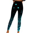 thumbnail image 3 of QATAINLAV Womens Glitter Sparkle Sequin Print Leggings High Waisted Tummy Control Yoga Tights Stretchy Comfy Compression Workout Pants 2025 New Years Gifts Multicolor XL, 3 of 7