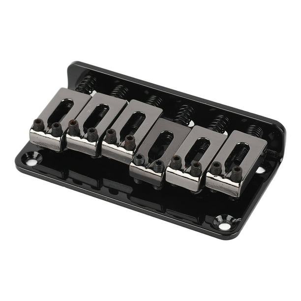 Reemplazo de Puente de Guitarra de 6 Cuerdas Puente Fijo de aleación de Zinc Puente de Sillín de Guitarra Eléctrica Accesorio de Guitarra Eléctrica ANGGREK Otros