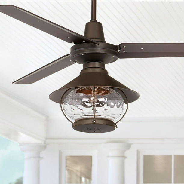 52 Casa Vieja Industrial Tropical Indoor Outdoor Ceiling Fan With Light Led Remote Oil Rubbed Bronze Lantern Damp Rated Patio Porch Com 52 Casa Vieja Industrial Tropical, Casa Chandelier Ceiling Fan
