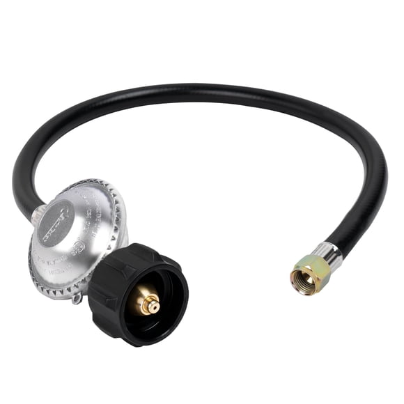 SHINESTAR Régulateur de Propane et Tuyau de 2 Pieds, Pièce de Rechange pour Gril pour Weber Spirit/Genesis, Noir