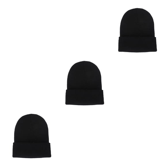 Qarigey Beanie Hats Gorros de punto Otoño Skullcap Candy Color Thermal Trendy Manga Accesorios para el cabello para deportes al aire libre Type1 NO1