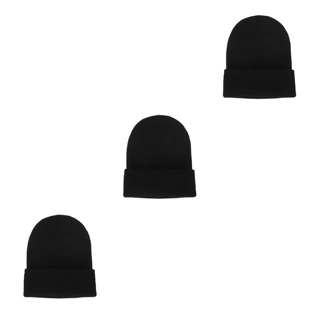 Qarigey Beanie Hats Gorros de punto Otoño Skullcap Candy Color Thermal Trendy Manga Accesorios para el cabello para deportes al aire libre Type1 NO1