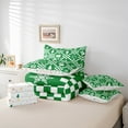 thumbnail image 6 of Castle Fairy 7-Piece King Bedding Set - Teens Santa Claus Christmas Geometric Lattice Ultra Soft, 6 of 8